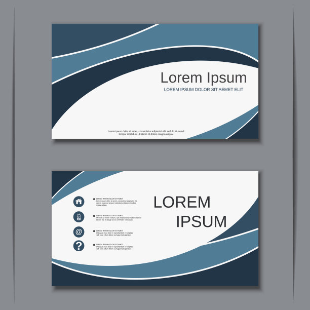 商务拜访卡矢量模板图片下载