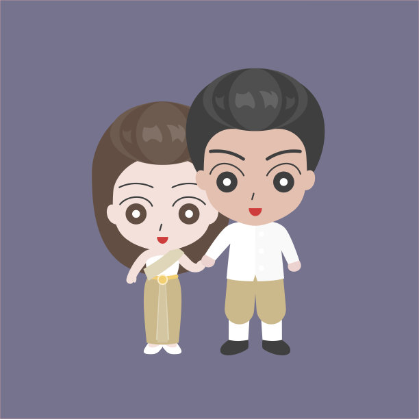 新郎和桥牌牵着手图片下载