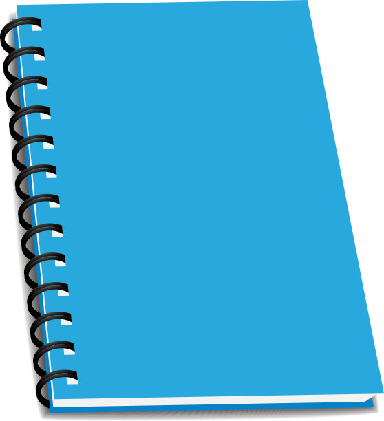 矢量堆的环形装订本或笔记本孤立图片下载