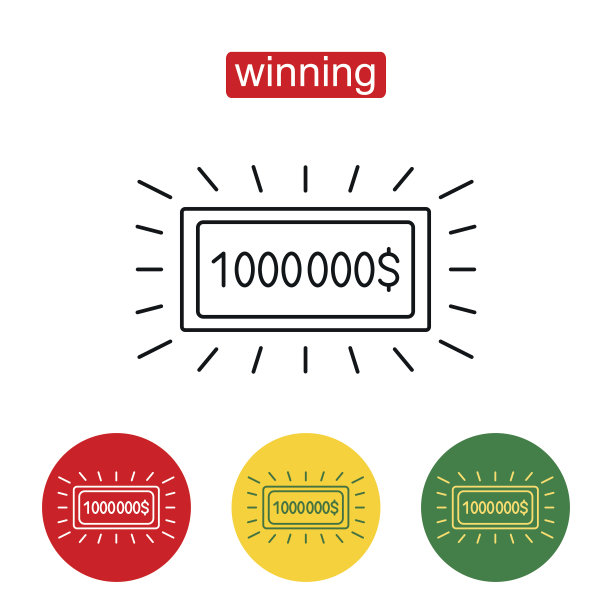 100万美元的大支票。图片下载