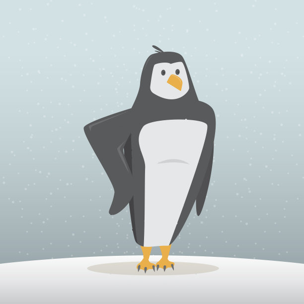 卡通企鹅集图片下载