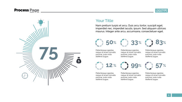 测量比例尺图表幻灯片模板图片下载