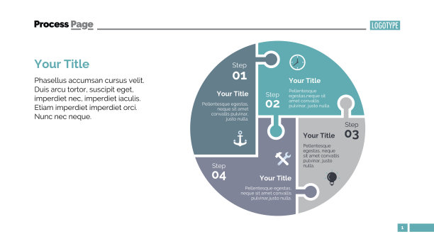 流程图幻灯片模板2图片下载
