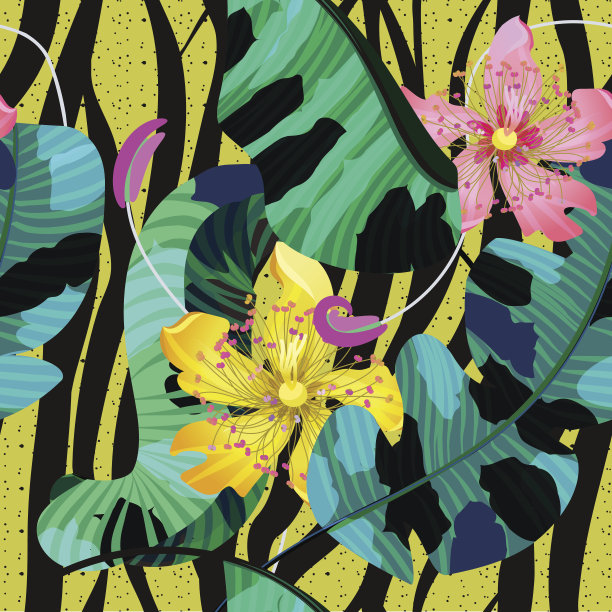 夏天无缝模式图片下载