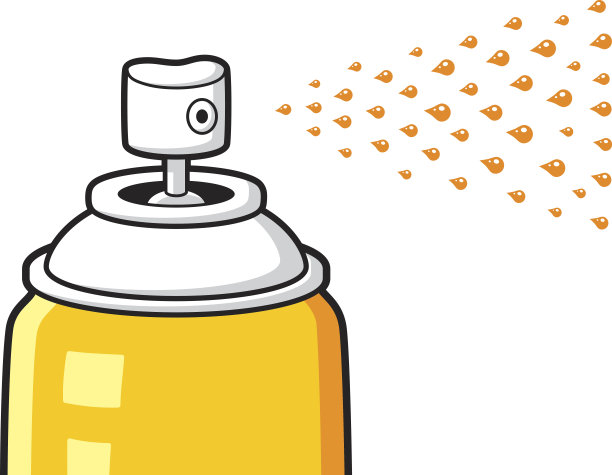 喷漆可隔离图标。图片下载