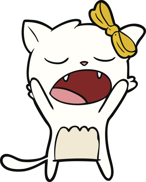 卡通猫喵喵图片下载