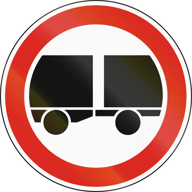 瑞典使用的路标-没有拖车图片下载