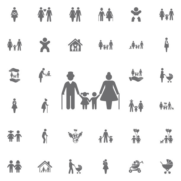 家庭图标。一组家庭图标图片下载