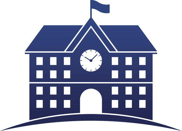 学校建筑图标图片下载