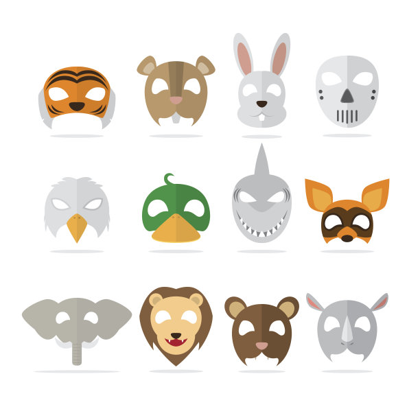 动物面具图片下载