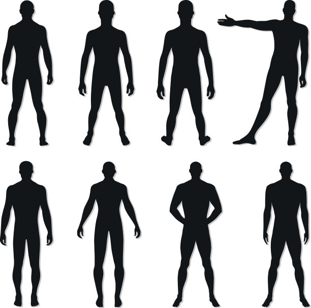 时尚男士造型套装图片下载