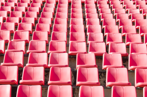 体育场里有很多空座位。图片下载