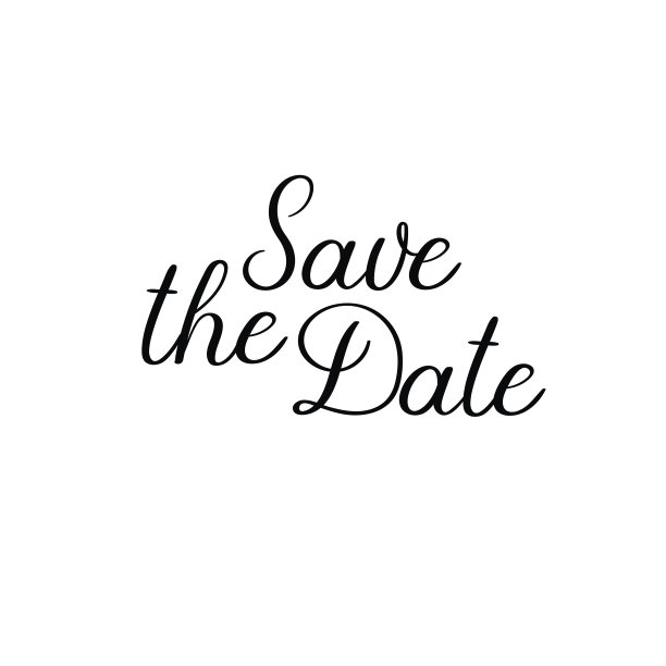 保存日期。手写的。书法贺卡，婚礼请柬图片下载