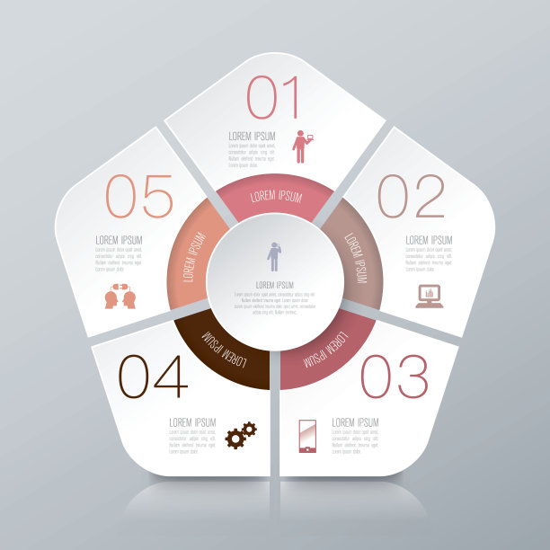 信息图设计向量和业务图标。图片下载