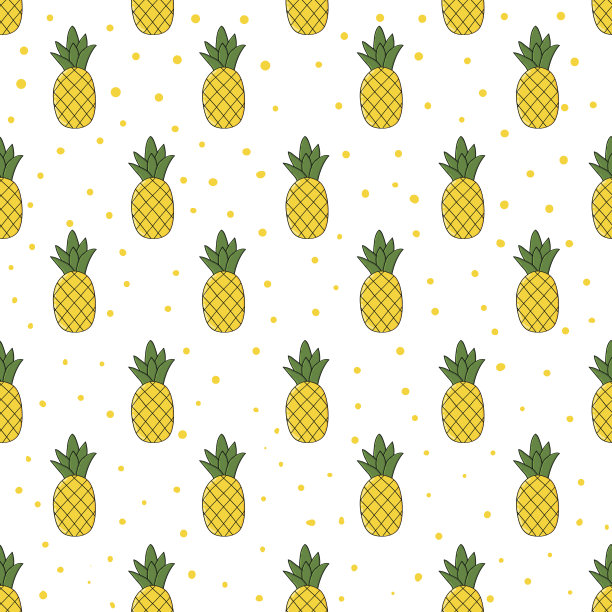 菠萝无缝模式图片下载