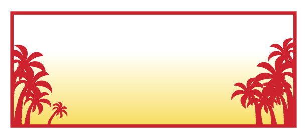 棕榈树轮廓。海滩上的黎明图片下载