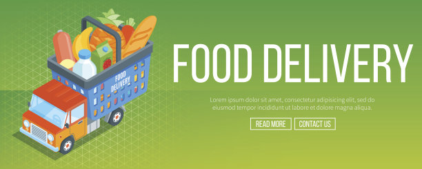 外卖服务横幅图片下载