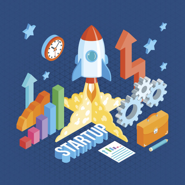 创业等距模板图片下载