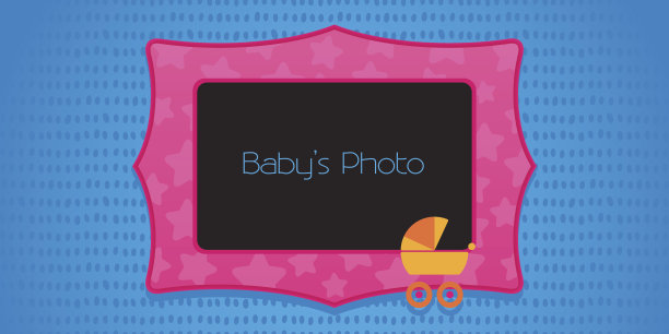 相框拼贴矢量插图图片下载