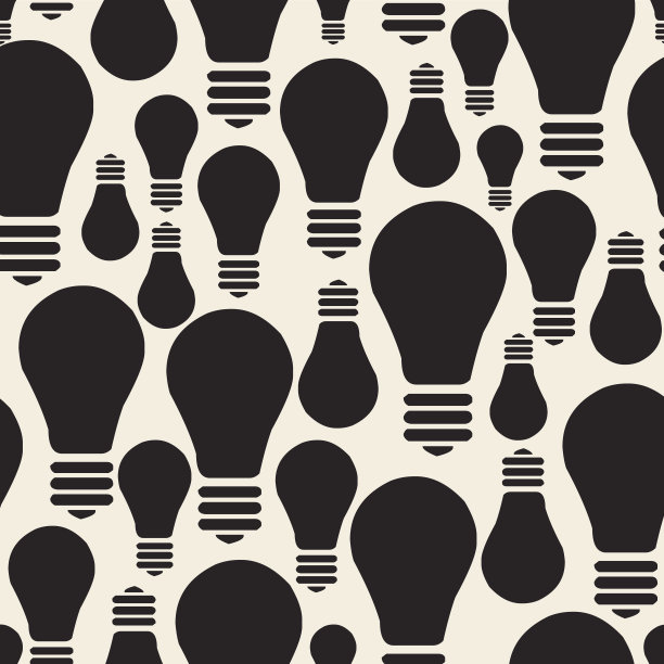 无缝灯饰图案背景图片下载