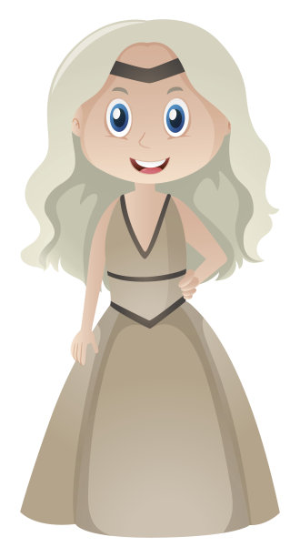 穿着中世纪服装的美女图片下载