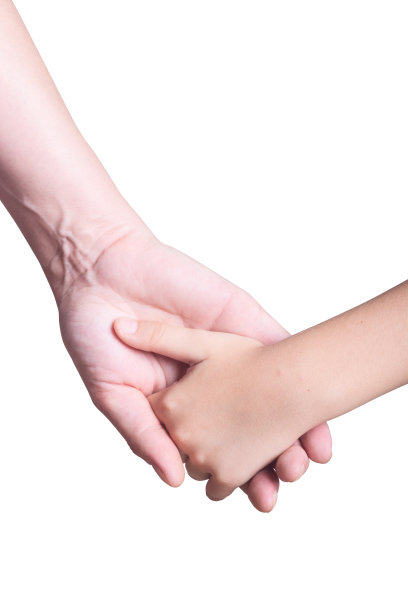 女人和孩子的手图片下载