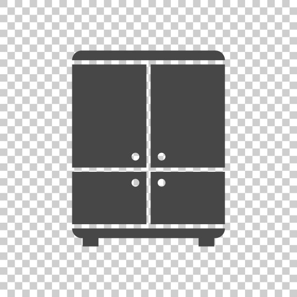 橱柜图标在孤立的背景。现代平面象形文字用于商业，营销，互联网。简单的平面矢量符号的网站设计。图片下载