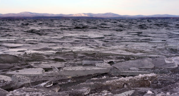 美丽的冬季水景图片下载