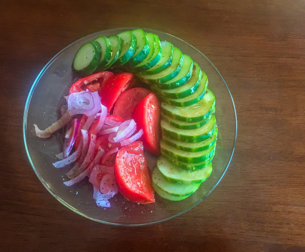 黄瓜西红柿沙拉图片下载