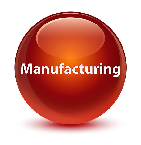 制造玻璃棕色圆纽扣图片下载