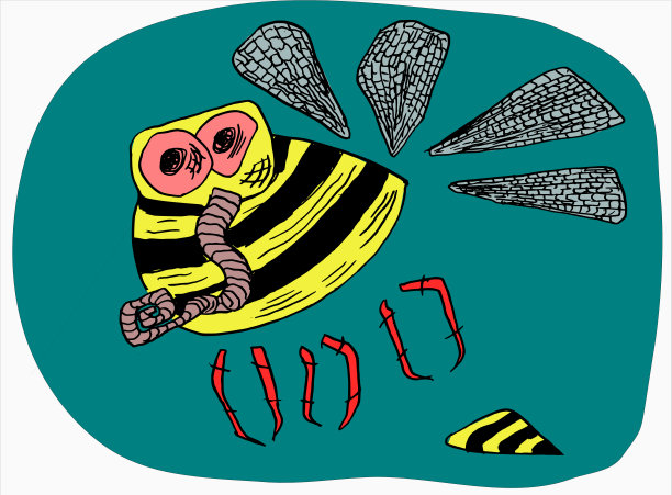 非结构化的蜜蜂图片下载