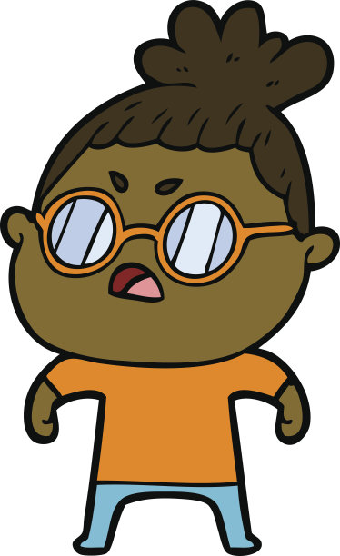 卡通生气的女人图片下载