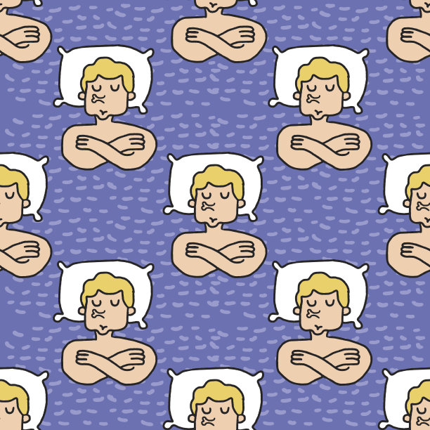 梦想的模式。枕头上的人睡纹理。睡觉的人背景图片下载