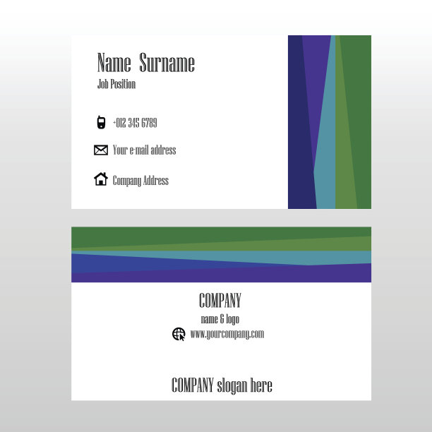 名片模板。图片下载