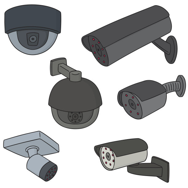 安全摄像头素材图片
