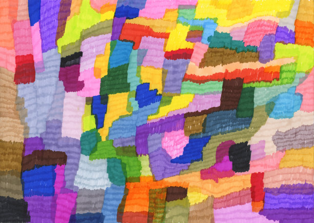 彩色抽象图案背景图片下载