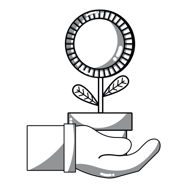 手拿叶片的植物图片下载