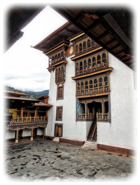 内部Punakha修道院图片下载