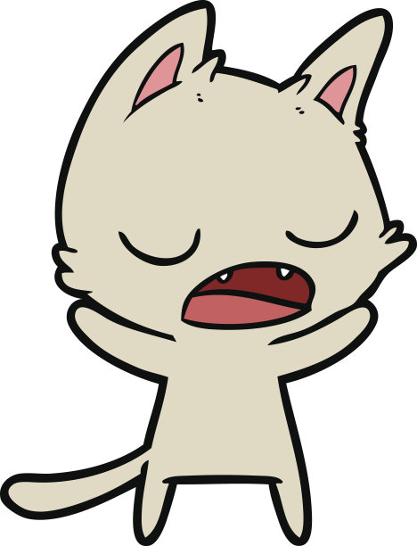 说话的猫卡通图片下载