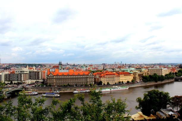 捷克共和国普拉哈的天空线图片下载