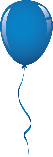 深蓝色气球带图片下载