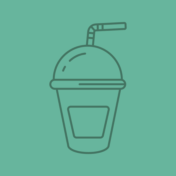 清爽的苏打饮料图标图片下载