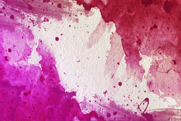 白色背景上的抽象水彩艺术照片。水彩背景图片下载