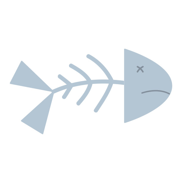 鱼死于脊椎和尾巴图片下载