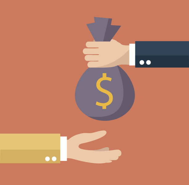 背景平带，钱袋图片下载