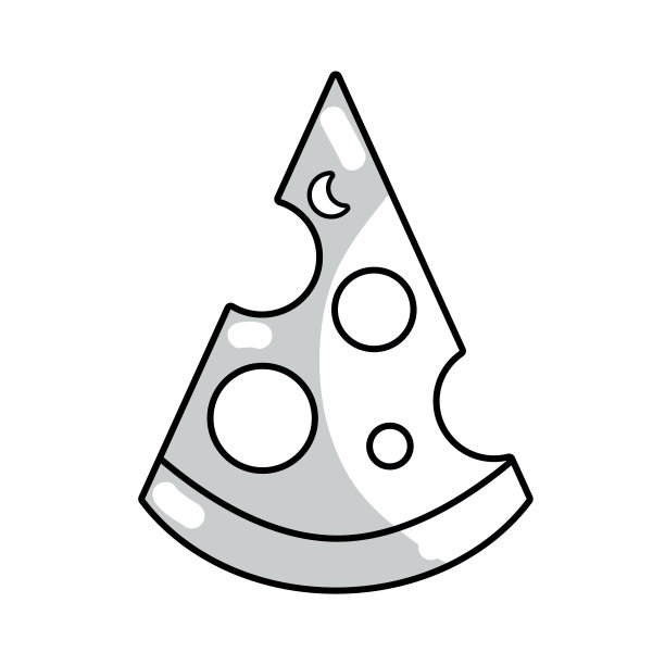 排队美味的切片披萨不健康的快餐图片下载