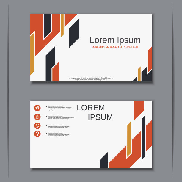 商务拜访卡矢量模板图片下载