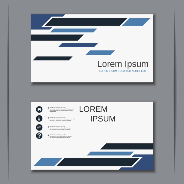 商务拜访卡矢量模板图片下载