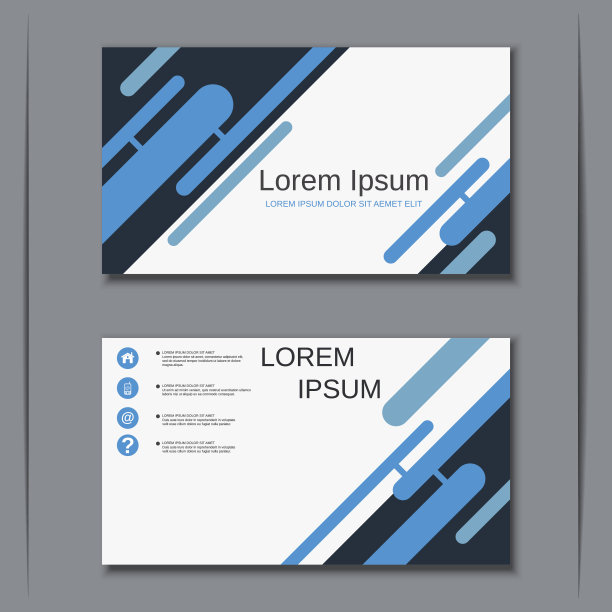 商务拜访卡矢量模板图片下载