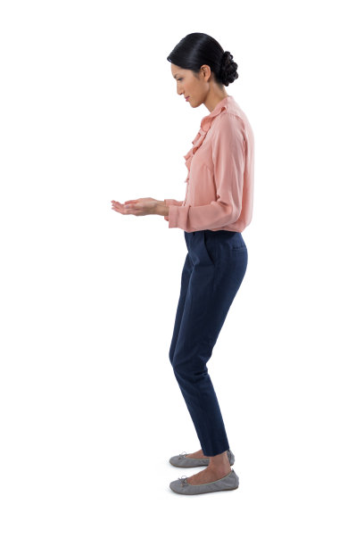 女主管假装拿着看不见的东西图片下载